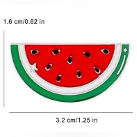 Watermelon Slice Enamel Pin - Picture 2 of 2